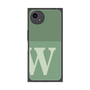 プレミアムスクエアケース［ オリジナル - initial two tone - W green ］