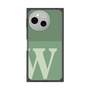 プレミアムスクエアケース［ オリジナル - initial two tone - W green ］