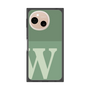 プレミアムスクエアケース［ オリジナル - initial two tone - W green ］