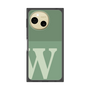 プレミアムスクエアケース［ オリジナル - initial two tone - W green ］