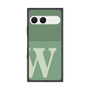 プレミアムスクエアケース［ オリジナル - initial two tone - W green ］