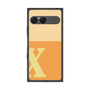 プレミアムスクエアケース［ オリジナル - initial two tone - X orange ］