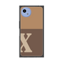 プレミアムスクエアケース［ オリジナル - initial two tone - X brown ］