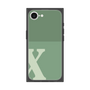 プレミアムスクエアケース［ オリジナル - initial two tone - X green ］