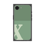 プレミアムスクエアケース［ オリジナル - initial two tone - X green ］