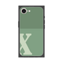 プレミアムスクエアケース［ オリジナル - initial two tone - X green ］