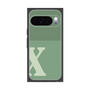 プレミアムスクエアケース［ オリジナル - initial two tone - X green ］