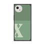 プレミアムスクエアケース［ オリジナル - initial two tone - X green ］