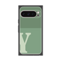 プレミアムスクエアケース［ オリジナル - initial two tone - Y green ］