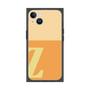 プレミアムスクエアケース［ オリジナル - initial two tone - Z orange ］