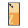 プレミアムスクエアケース［ オリジナル - initial two tone - Z orange ］