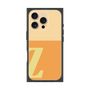 プレミアムスクエアケース［ オリジナル - initial two tone - Z orange ］
