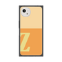 プレミアムスクエアケース［ オリジナル - initial two tone - Z orange ］