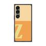 プレミアムスクエアケース［ オリジナル - initial two tone - Z orange ］