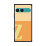 プレミアムスクエアケース［ オリジナル - initial two tone - Z orange ］