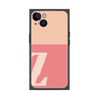 プレミアムスクエアケース［ オリジナル - initial two tone - Z pink ］