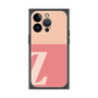 プレミアムスクエアケース［ オリジナル - initial two tone - Z pink ］