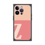 プレミアムスクエアケース［ オリジナル - initial two tone - Z pink ］