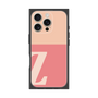 プレミアムスクエアケース［ オリジナル - initial two tone - Z pink ］