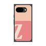 プレミアムスクエアケース［ オリジナル - initial two tone - Z pink ］