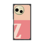 プレミアムスクエアケース［ オリジナル - initial two tone - Z pink ］