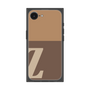プレミアムスクエアケース［ オリジナル - initial two tone - Z brown ］