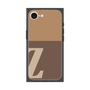 プレミアムスクエアケース［ オリジナル - initial two tone - Z brown ］