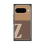 プレミアムスクエアケース［ オリジナル - initial two tone - Z brown ］