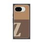 プレミアムスクエアケース［ オリジナル - initial two tone - Z brown ］