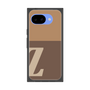 プレミアムスクエアケース［ オリジナル - initial two tone - Z brown ］