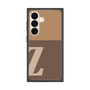 プレミアムスクエアケース［ オリジナル - initial two tone - Z brown ］