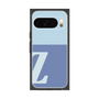 プレミアムスクエアケース［ オリジナル - initial two tone - Z blue ］