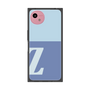 プレミアムスクエアケース［ オリジナル - initial two tone - Z blue ］