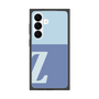 プレミアムスクエアケース［ オリジナル - initial two tone - Z blue ］