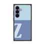 プレミアムスクエアケース［ オリジナル - initial two tone - Z blue ］