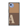 プレミアムスクエアケース［ オリジナル - initial two tone - A brown ］