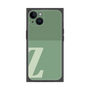 プレミアムスクエアケース［ オリジナル - initial two tone - Z green ］