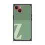 プレミアムスクエアケース［ オリジナル - initial two tone - Z green ］