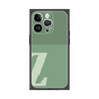 プレミアムスクエアケース［ オリジナル - initial two tone - Z green ］