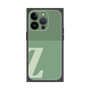 プレミアムスクエアケース［ オリジナル - initial two tone - Z green ］