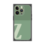 プレミアムスクエアケース［ オリジナル - initial two tone - Z green ］