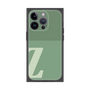 プレミアムスクエアケース［ オリジナル - initial two tone - Z green ］
