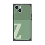 プレミアムスクエアケース［ オリジナル - initial two tone - Z green ］