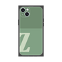 プレミアムスクエアケース［ オリジナル - initial two tone - Z green ］