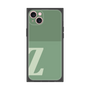 プレミアムスクエアケース［ オリジナル - initial two tone - Z green ］