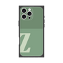プレミアムスクエアケース［ オリジナル - initial two tone - Z green ］