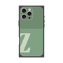 プレミアムスクエアケース［ オリジナル - initial two tone - Z green ］