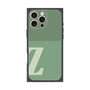 プレミアムスクエアケース［ オリジナル - initial two tone - Z green ］