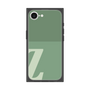 プレミアムスクエアケース［ オリジナル - initial two tone - Z green ］