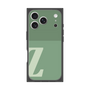 プレミアムスクエアケース［ オリジナル - initial two tone - Z green ］